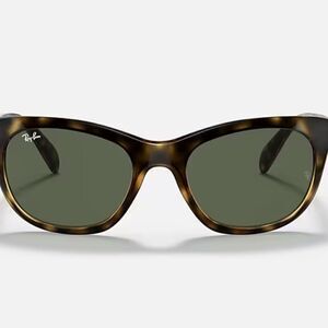 Ray-Ban RB4216 Women's Sunglasses 601/11 Polished Havana LENSES Green NWT $229